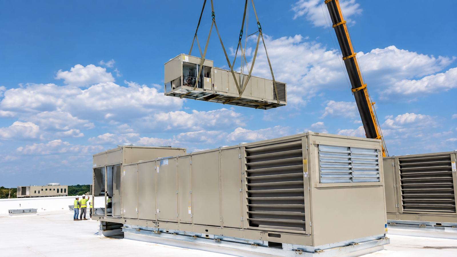 Roof HVAC Units Installation